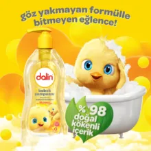 شامپو سر کودک دالین مدل bebeklere banyoyu sevdirir حجم 700 میلی لیتر