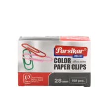 گیره کاغذ پارسیکار مدل JM738 بسته 600 عددی