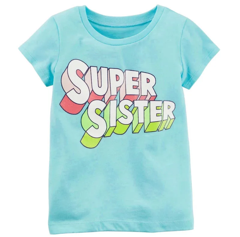 تی شرت آستین کوتاه نوزادی مدل super sister