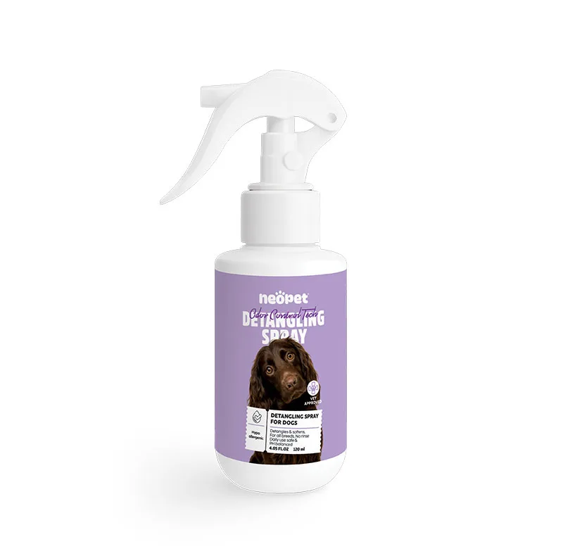 اسپری نئوپت مدل Detangling Spray بازکننده گره موی سگ حجم 120 میلی گرم