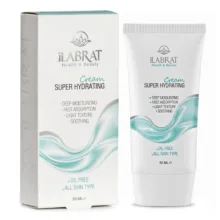 کرم آبرسان دست، صورت، گردن ایلابرت مدل Super Hydrating مناسب برای انواع پوست حجم 50 میلی‌لیتر