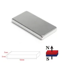 آهن ربا مدل نئودیمیوم بلوک کد B15x7x2mm بسته 20 عددی