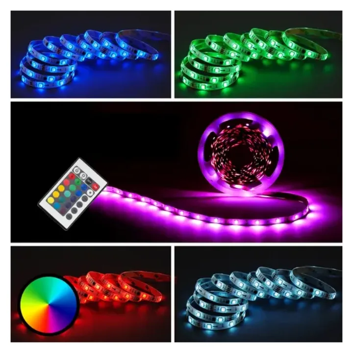 ریسه ال ای دی مدل RGB گیمینگ 4 سیم طول 5 متر