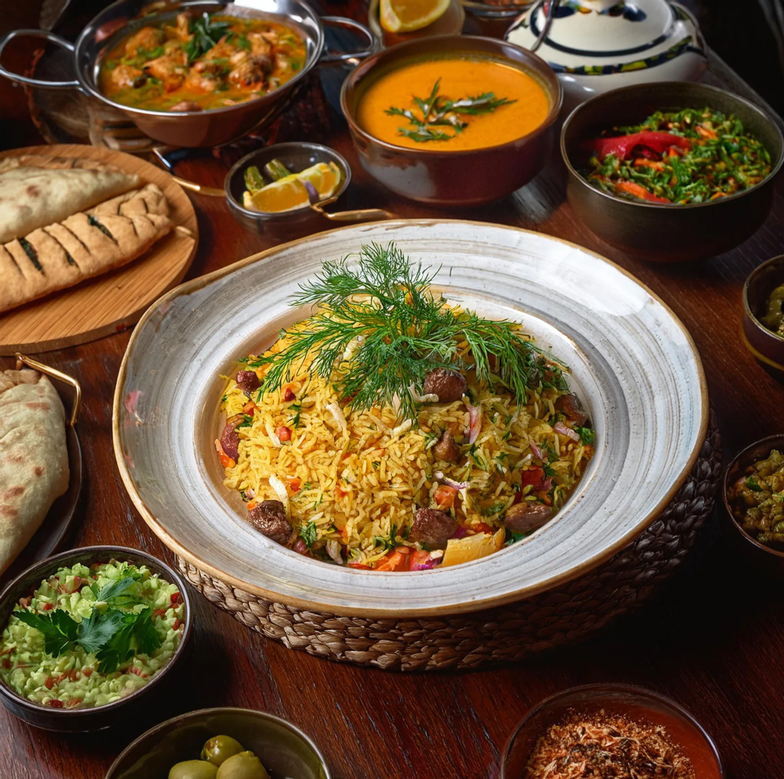 جعفری و شوید و نعنا خشک زرنگاران - 100 گرم بسته 3 عددی
