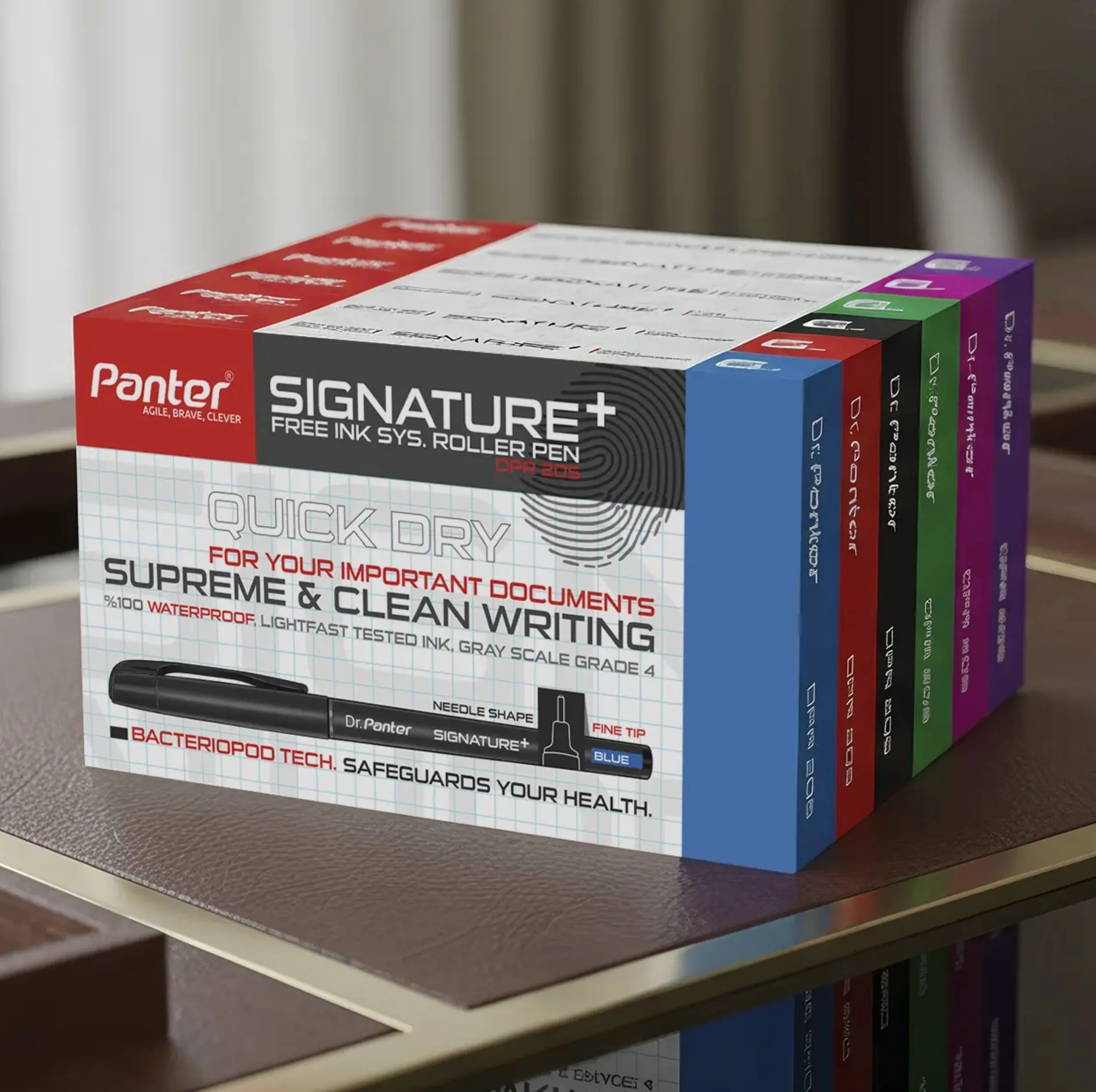 روان نویس 0.7 میلی متری پنتر مدل Signature plus بسته 6 عددی