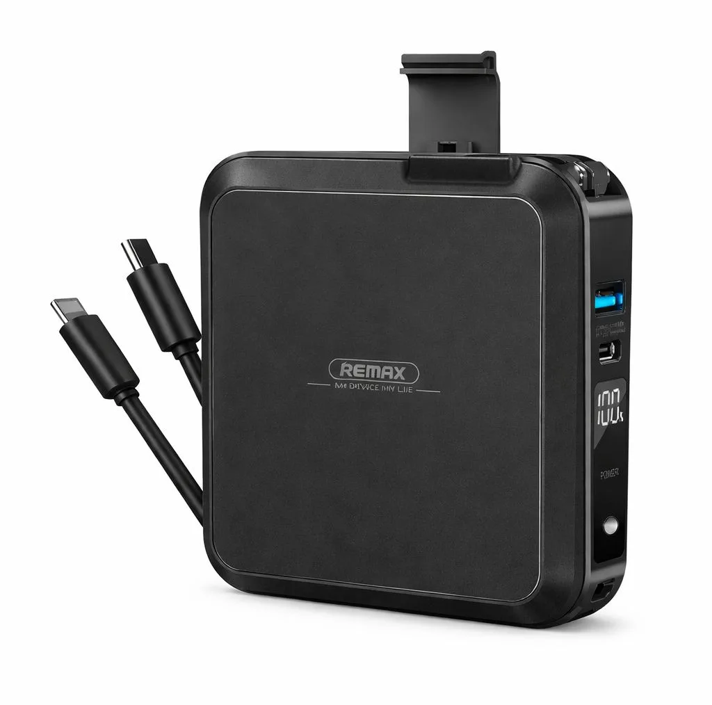 پاوربانک ریمکس مدل Infinity All in one - AC charger-RPP-276 ظرفیت 15000 میلی آمپرساعت