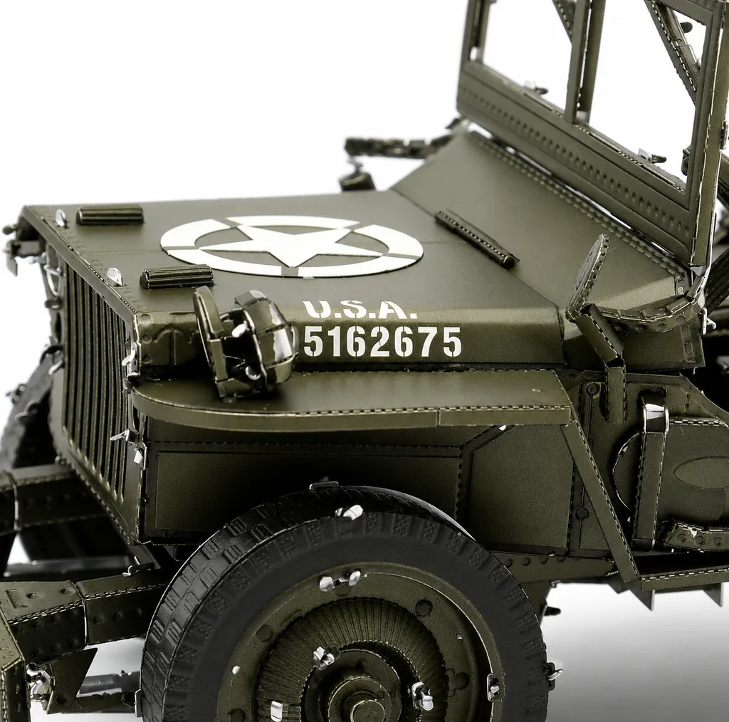 ساختنی 369 تکه پیسکول مدل Willys MB