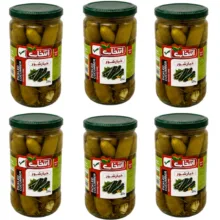 خیارشور درجه یک انتخاب – 640 گرم بسته 6 عددی