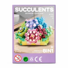 ساختنی 95 تکه مدل گل SEMPERVIVUM TECTORUM