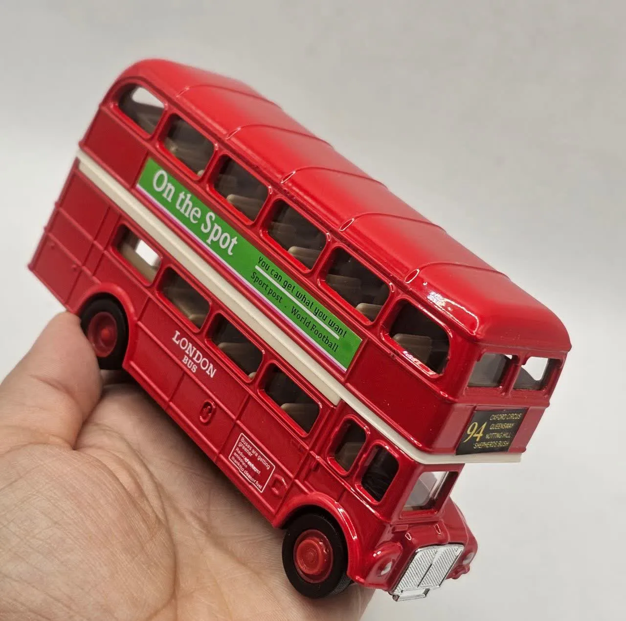 کیت ماشین بازی ناب سل مدل اتوبوس و تاکسی لندن فلزی مجموعه 2 عددی LONDON BUS & TAXINAAB0022