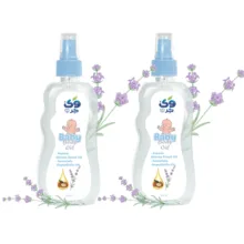 اسپری روغن بچه وی کر مدل روغن آرگان و اسطوخودوس حجم 230 میلی لیتر مجموعه 2 عددی