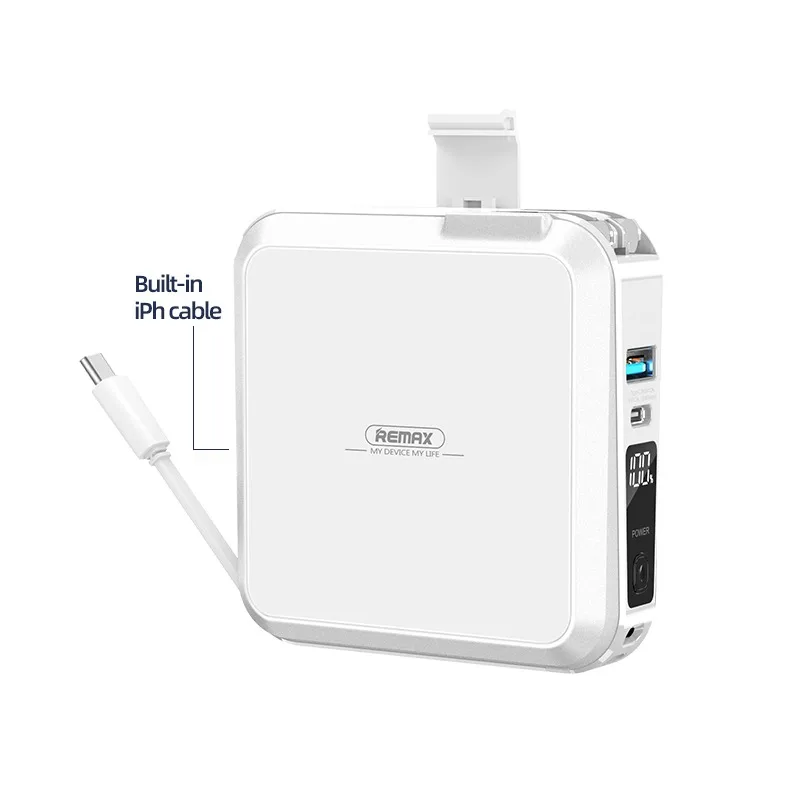 پاوربانک ریمکس مدل Infinity All in one - AC charger-RPP-276 ظرفیت 15000 میلی آمپرساعت