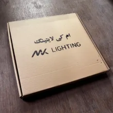 دیوارکوب 1 شعله ام کی ای لایتینگ مدل مربع کد D-M