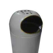 سطل زباله بهازکالا مدل کنار سالنی کد  YPKR-MAT-14L-70CM