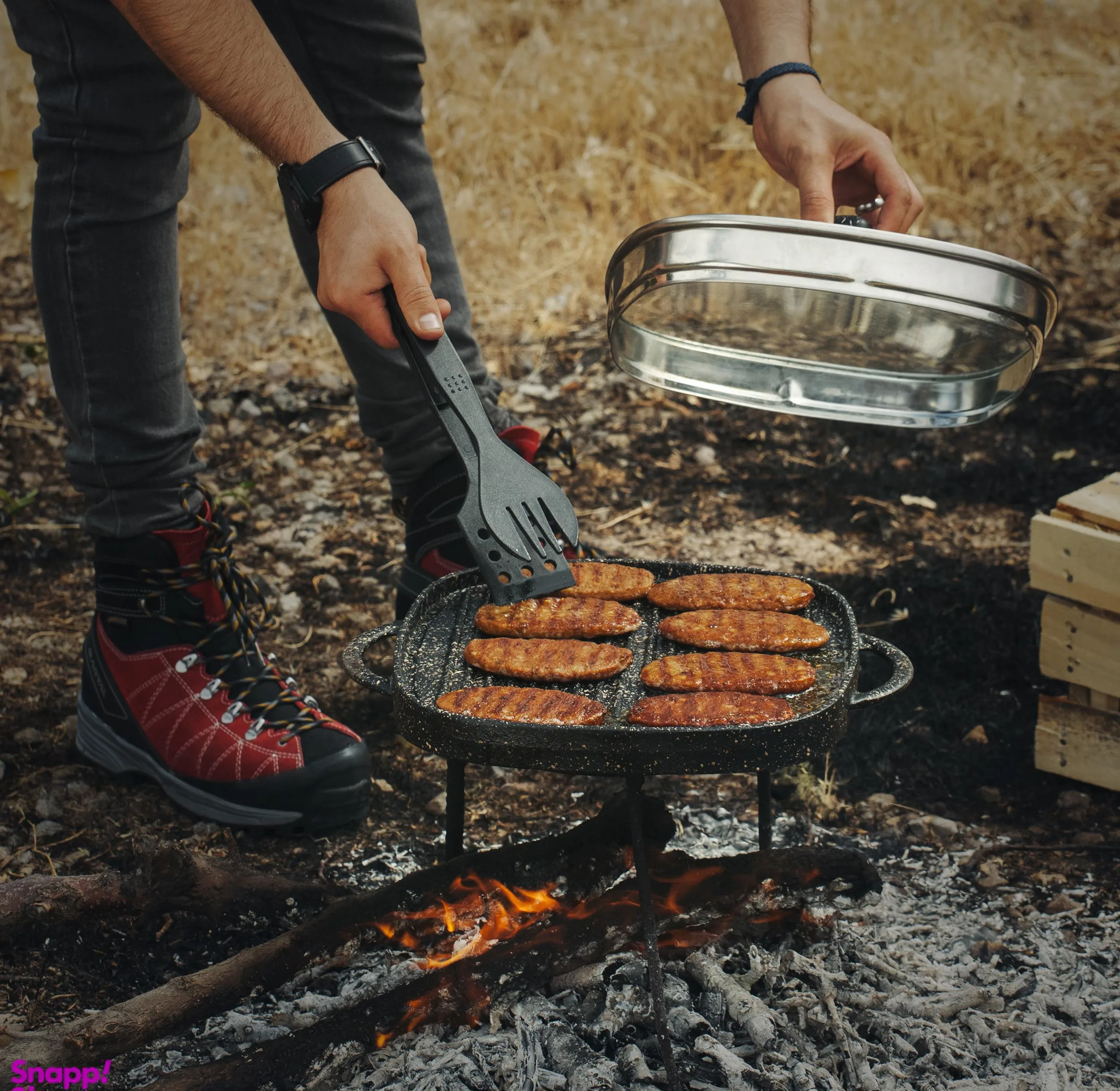تابه گریل درب دار نالینو مدل Lorenza سایز 28