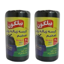 کیسه زباله پیلگون مدل رولی بسیار ضخیم مجموعه 2 عددی