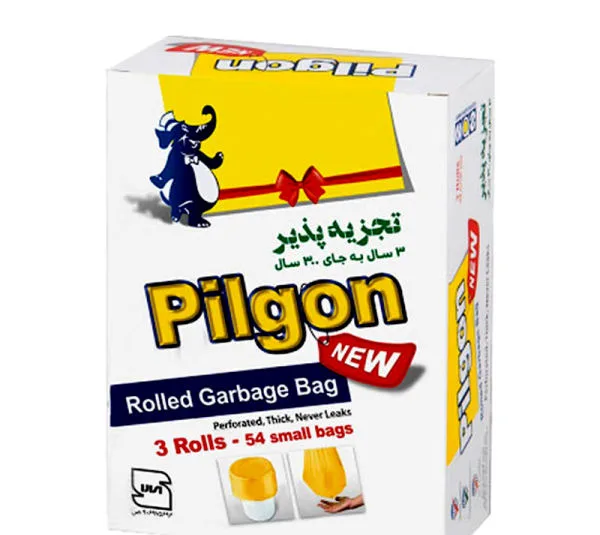 کیسه زباله پیلگون مدل Sma-L کد 5065 بسته 54 عددی