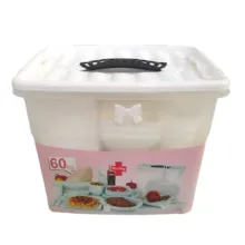 سبد پیک نیک  60 پارچه بازن مدل لایف کد 44