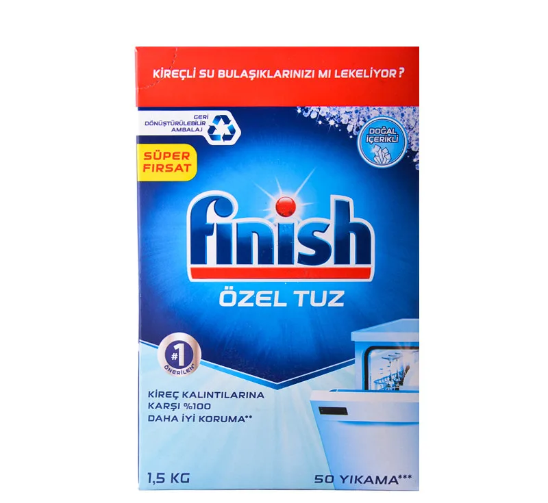 نمک ماشین ظرفشویی فینیش مدل Ozel Tuz وزن 1500 گرم