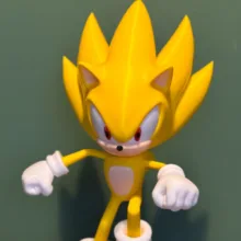 فیگور مدل Super Sonic ارتفاع 40 سانتیمتر