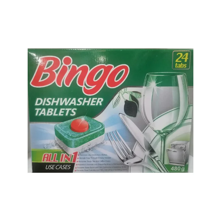 قرص ماشین ظرفشویی بینگو مدل All in 1 بسته 24 عددی