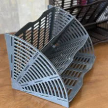 نگهدارنده کتاب سناپلاستیک مدل سه خانه بسته 4 عددی