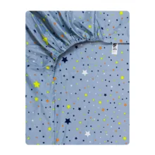 ملحفه کودک آدنو مدل Stars کد FI64 سایز 70×135 سانتی متر
