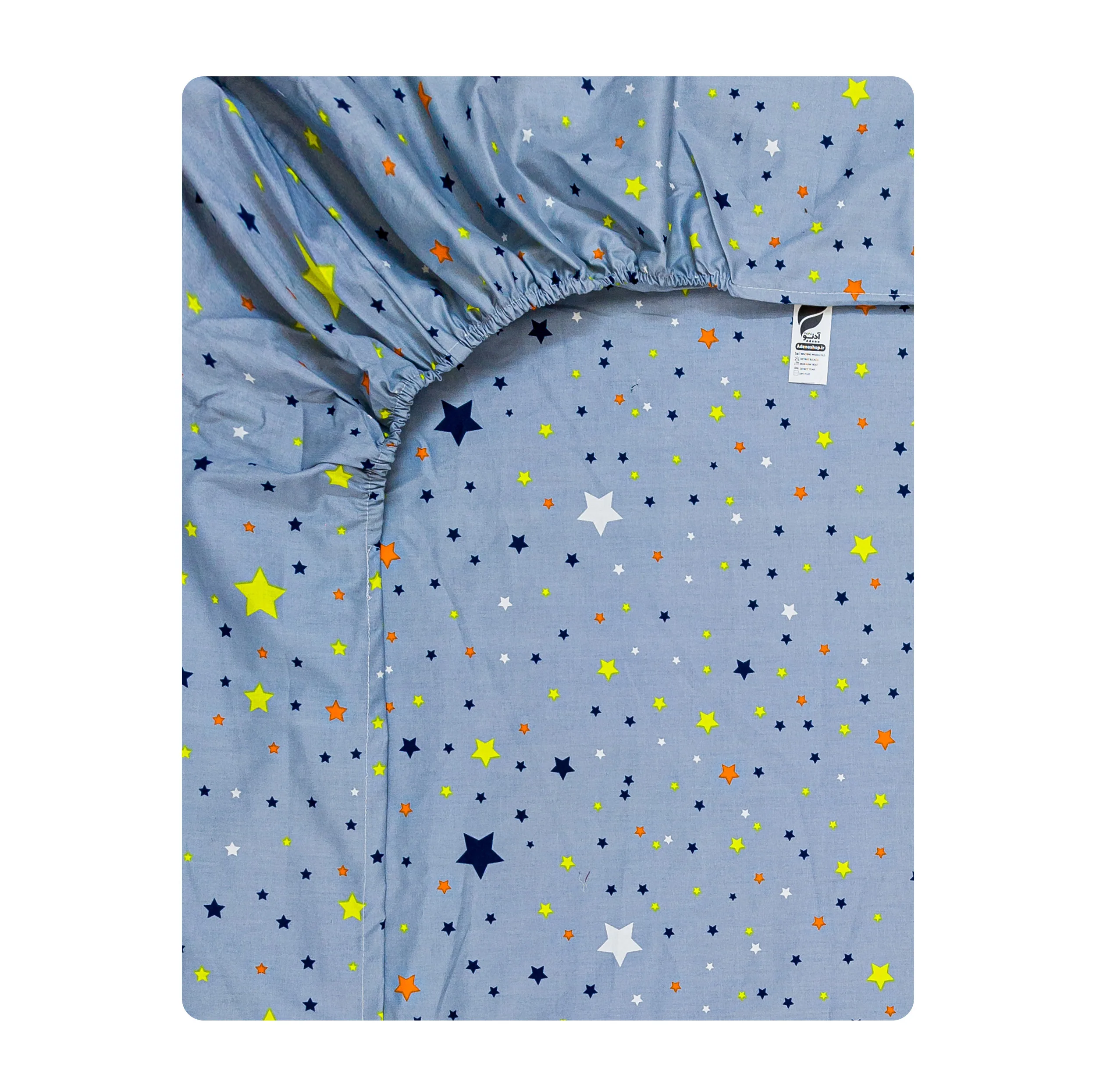 ملحفه کودک آدنو مدل Stars کد FI64 سایز 70x135 سانتی متر