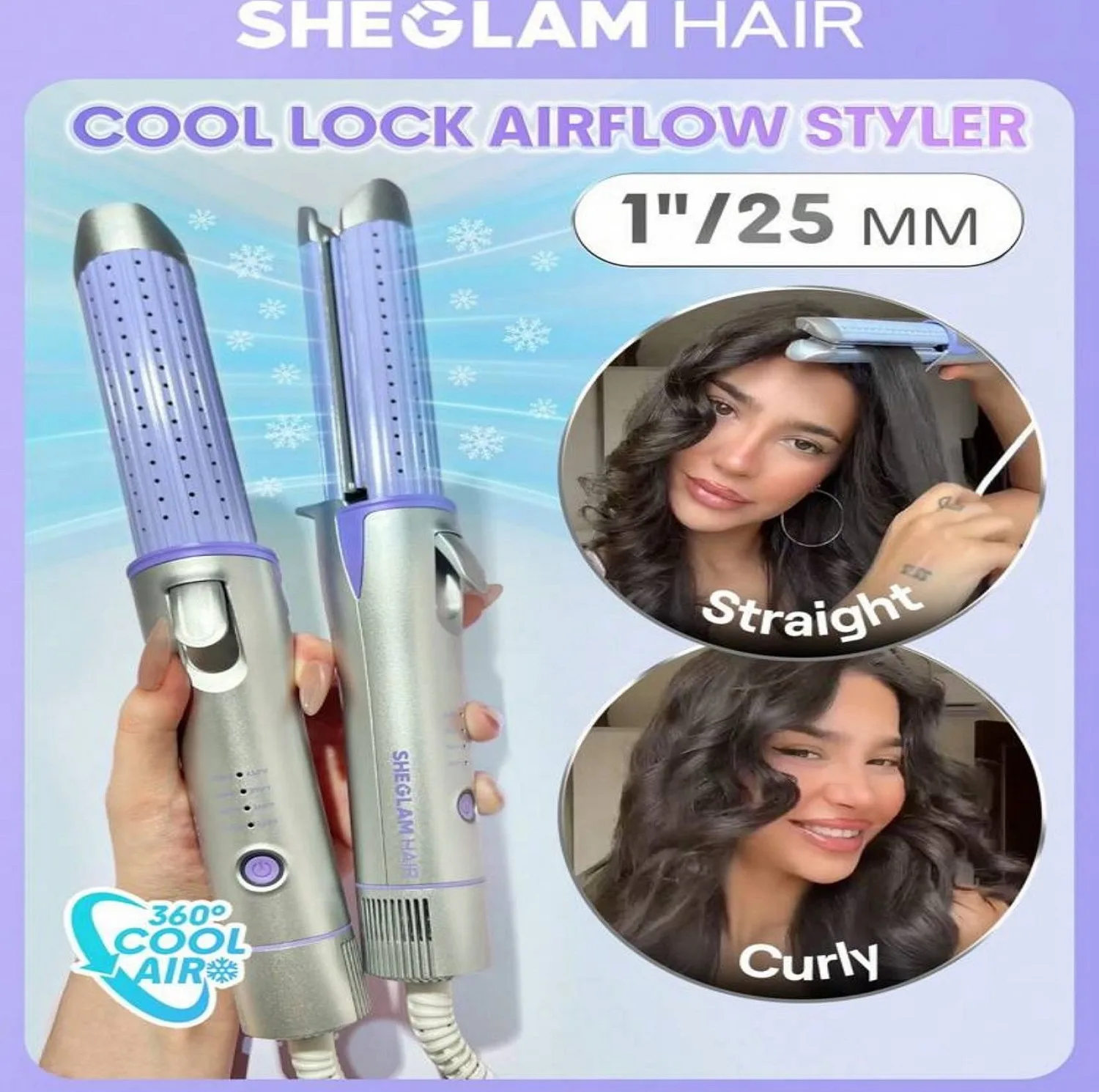 فر کننده مو شیگلم مدل Hair Cool Lock Airflow Styler