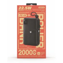 پاوربانک 22.5 وات ریمکس مدل FC-15 ظرفیت 20000 میلی‌آمپرساعت