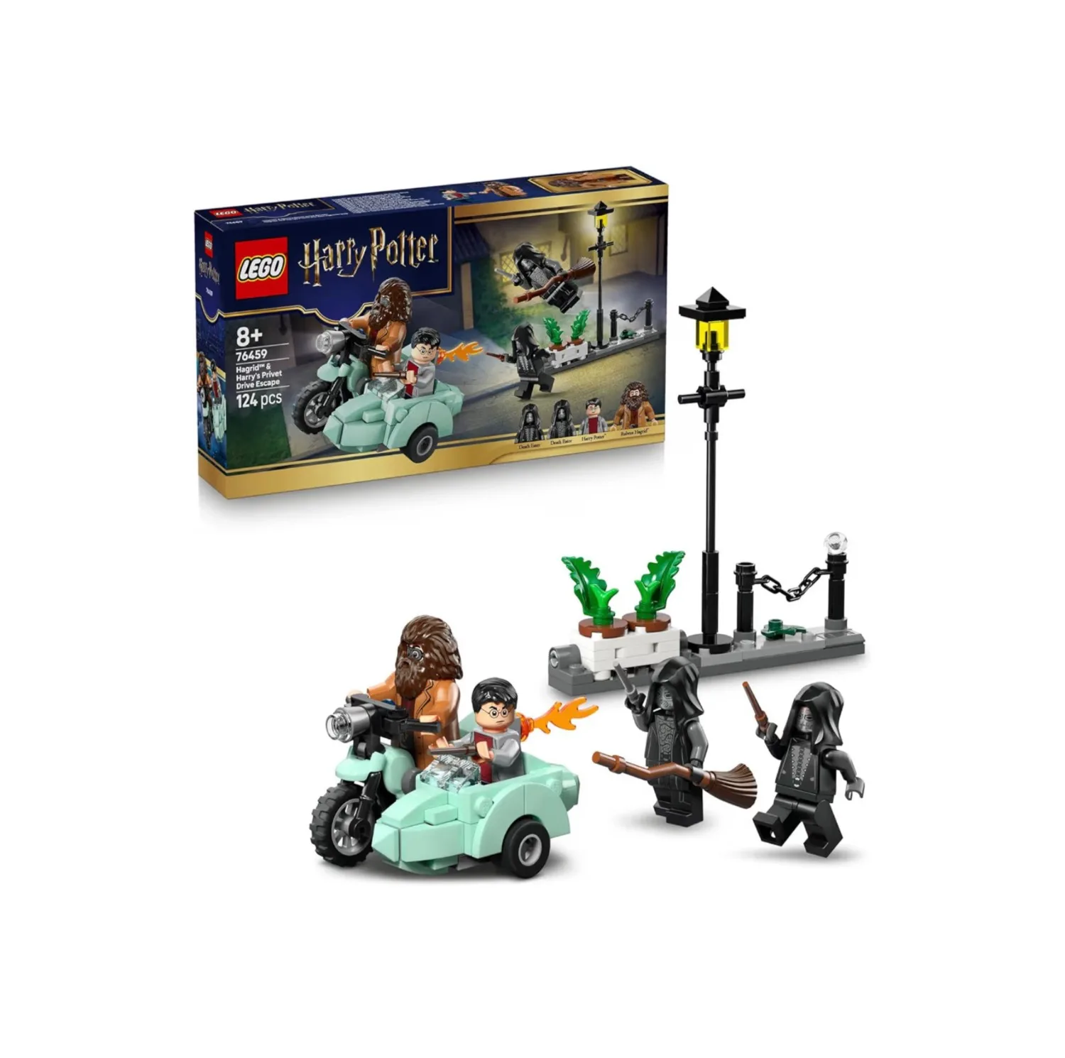 لگو 124 تکه سری هری پاتر مدل Hagrid & Harry's Privet Drive Escape کد 76459