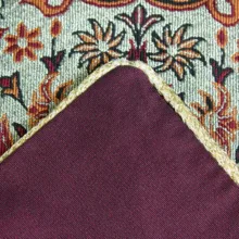 رومیزی ترمه نگین خاتم مدل طرح شاهسوند یزد کد ya72439703