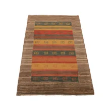 گبه دستباف یک متری طرح مدرن کد 4040432