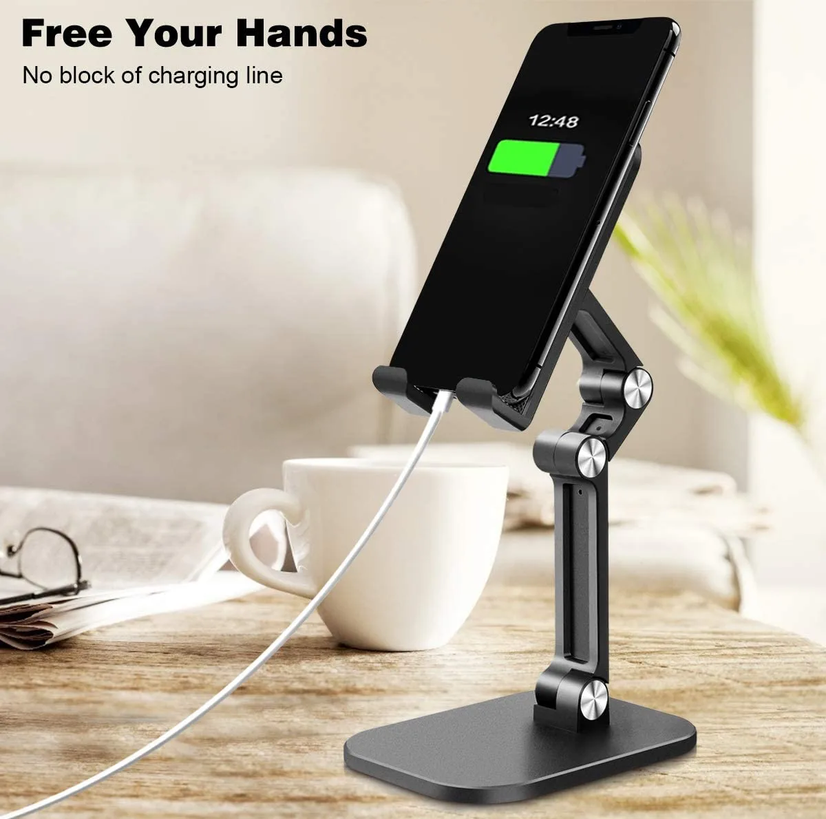 پایه نگهدارنده گوشی موبایل و تبلت مدل DPH-2