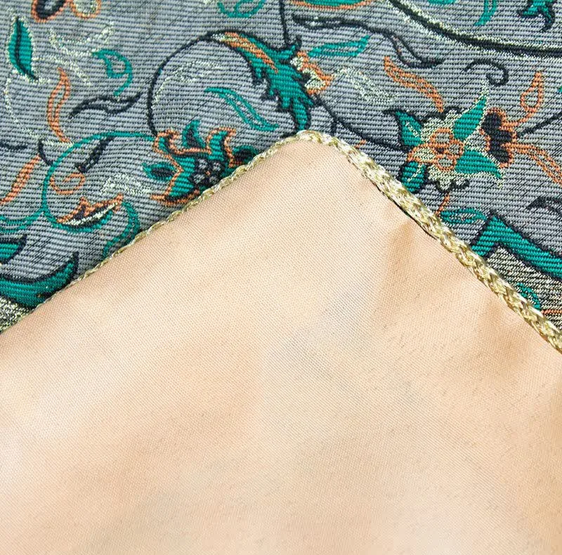 رومیزی ترمه نگین خاتم طرح شاه عباسی یزد کد ya90242101