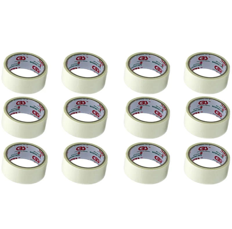 چسب کاغذی سی بی اس مدل JM1640 عرض 4 سانتی متر بسته 12 عددی