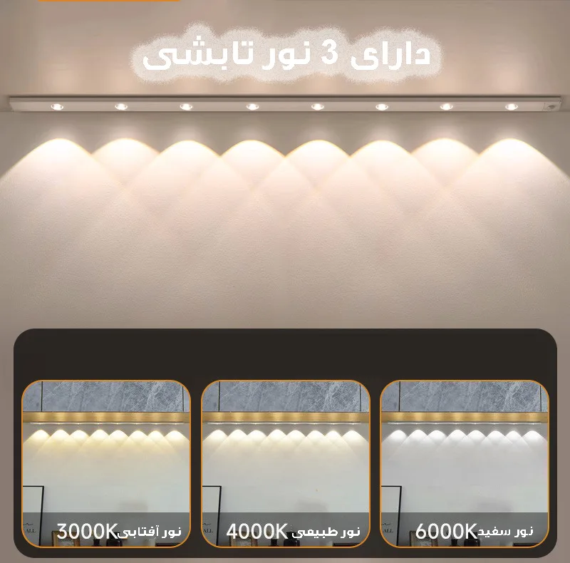 چراغ ال ای دی مدل زیر کابینتی کد LED8-80CM