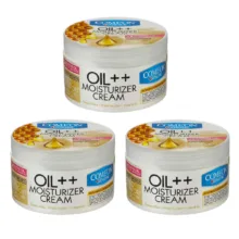 کرم مرطوب کننده کامان مدل oil++ حجم 250 میلی لیتر مجموعه 3 عددی