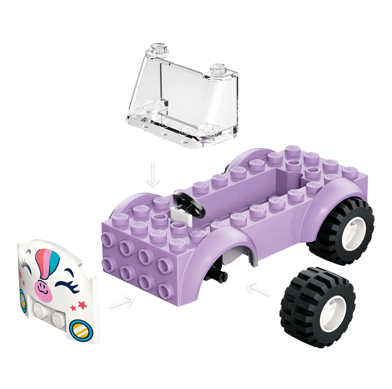 لگو 67 تکه سری فرندز مدل Cake Delivery Car کد 42675