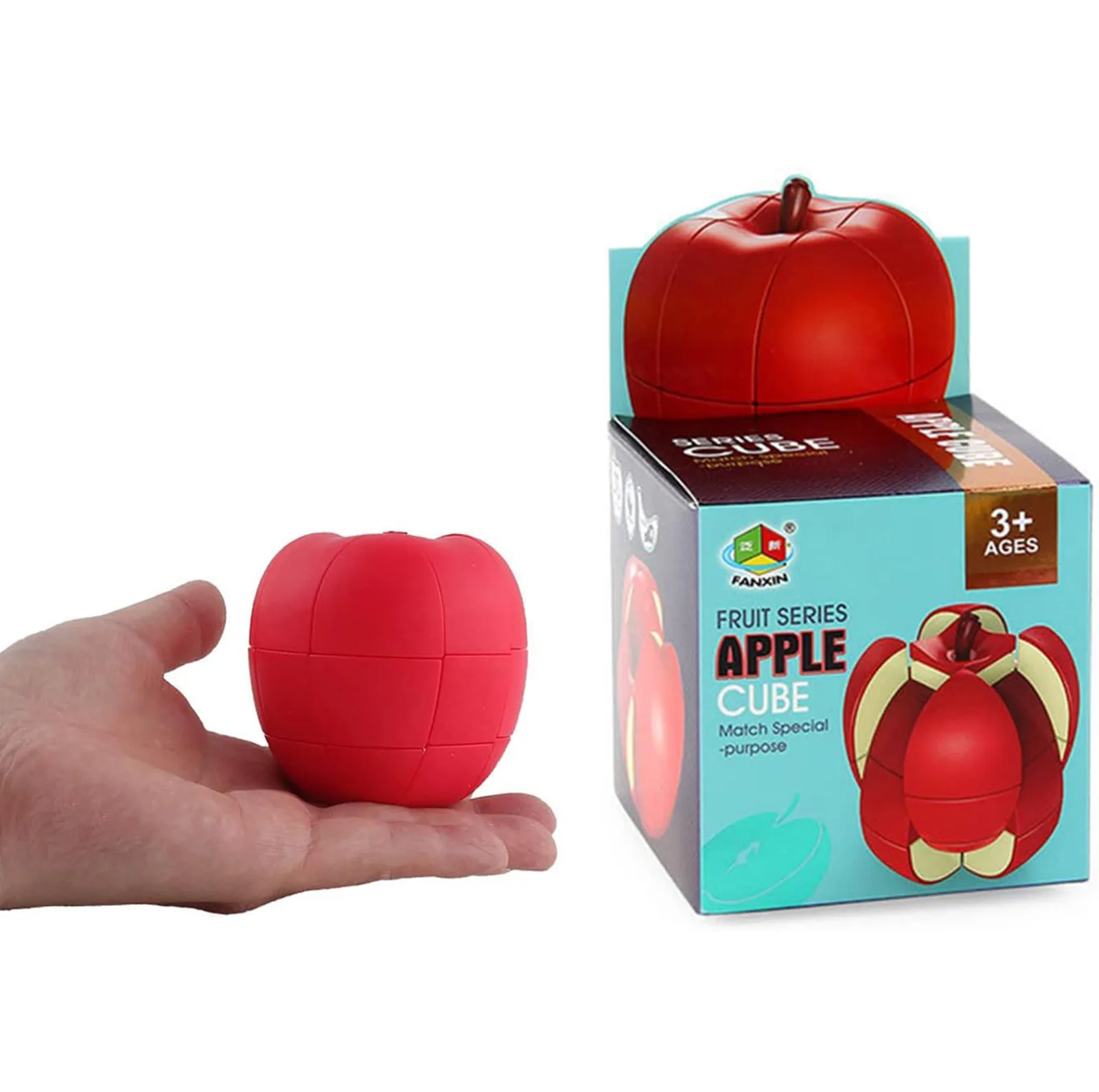مکعب روبیک فنکسین مدل میوه ای سیب 3×3 FanXin Fruit cube – Apple