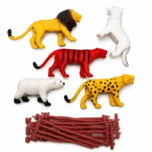 فیگور مدل حیوانات وحشی مجموعه 8 عددی