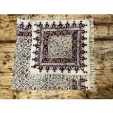 رومیزی قلمکار ممتاز طرح بته سنتی کد 2020
