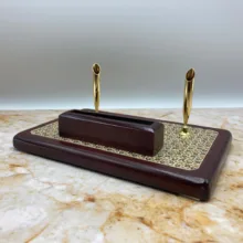 ست لوازم اداری رومیزی طرح خاتم مدل GK مجموعه 9 عددی