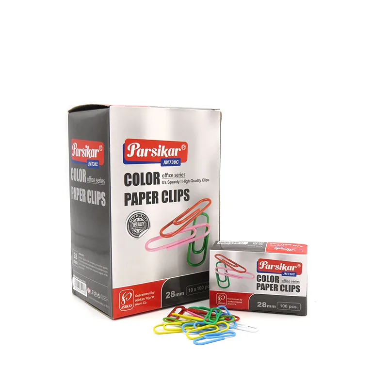 گیره کاغذ پارسیکار مدل JM738 بسته 600 عددی