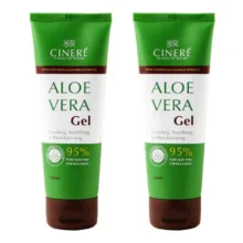 ژل مرطوب کننده صورت سینره مدل آلئویه ورا مناسب برای انواع پوست حجم 100 میلی لیتر مجموعه 2 عددی