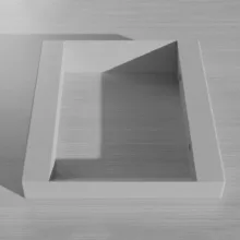 شلف دیواری سفید مدل کتابخانه معلق بسته 2 عددی