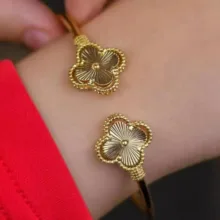 بنگل زنانه مدل گل کد 002
