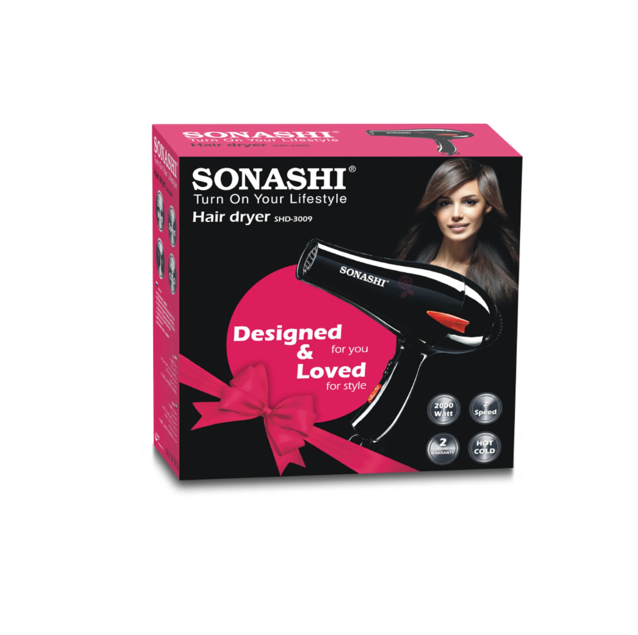 سشوار سوناشی مدل SHD-3009