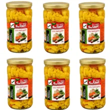 ترشی مخلوط درشت انتخاب – 640 گرم بسته 6 عددی