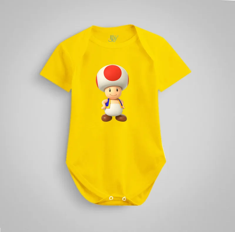 بادی آستین کوتاه نوزادی نیل کوک مدل Mario R&Y مجموعه 3 عددی